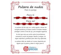 Genérico Bracelet 7 chakras avec nœuds rouges - Contre le mauvais œil - Fil rouge protection énergie négative - Amulette pour la chance et l'amitié - Homme femme enfants couple famille amis (1 paquet)