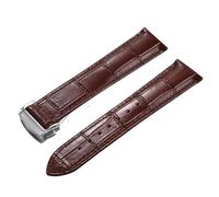 Generico Bracelet à boucle pliable: cuir de veau premium pour montres de plongée et de course emblématiques, 22mm, Acétate, Aucune pierre précieuse.