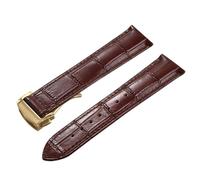 Generico Bracelet à boucle pliable: cuir de veau premium pour montres de plongée et de course emblématiques, 22mm, Acétate, Aucune pierre précieuse.