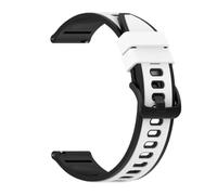 Genérico Bracelet de montre de sport en Silicone, for Venu 3/Forerunner 265 255, bande Venu 2 Plus Sq 20mm 22mm(Black Yellow,20mm)