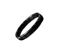 Generico Bracelet en hématite - bijoux masculins de style décontracté, bracelet en pierre d'hématite naturelle pour hommes, pour le père le mari, petit ami, les amis pour les fêtes d'anniversaire et