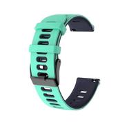 Genérico Bracelet en Silicone de 22mm 20mm, for Forerunner 255 265 245 165, for Active 5/Venu 3, accessoire de remplacement à 2 bandes(Light Pink White,22mm)