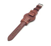 Generico Bracelet en Vrai Cuir Brodé Bund Compatible avec Montres Khaki Field CH2592 CH2564 CH2565 CH2891CH3051 Noir Marron 18 mm 20 mm 22 mm Vintage Classique Winchester, 18mm, Nylon, Pas de gemme