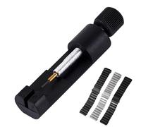 Genérico Bracelet Link Remover Tool - Alloy Watch Strap Adjuster, Handy Repair Kit | Small Size Pin with Extra Tips, Band Adjustment for Replacement Work, Aluminium Tube Watch Remover, Consulte la