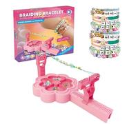 Generico Bracelet Making Kit, Jewelry Craft Set, Creative String Braiding Toy Pack, Educational Handmade Accessory Kit, Colorful Beads Art Activity Box, for Boys Girls Home Travel After School