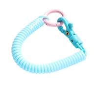 Genérico Bracelet porte-clés | Bobine de poignet flexible colorée pour sauna, gym, piscine, carte d'identité et sport, Bleu clair 1, Consulte la descripción
