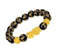 Generico Bracelet pour homme et femme, bijou prospérité femme - accessoire bijou réglable, charme poignet adaptable pour fête scolaire maison extérieure