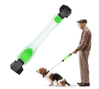 Genérico Bracelets - Bracelet réfléchissant LED, lumières d'avertissement des bracelets de la lumière réfléchissante et clignotante pour la nuit ou le camping, 2nd Generation Silicone