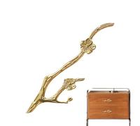 Generico Brass Branch-Shaped Drawer Handle | Creative Tree Cabinet Knob Pull | 5.9 Inch Decorative Furniture Hardware | Dresser Bookcase Wardrobe Door Accessory