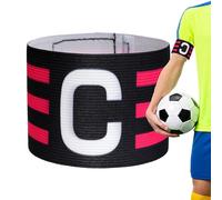 Genérico Brassard de capitaine de football, bandes de capitaine de football | Brassard de sport - Bandes réglables anti-chute pour joueurs, bracelets de capitaine pour accessoires de jeux