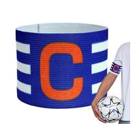Genérico Brassards de capitaine pour football, bandes réglables anti-chute, bracelets élastiques du capitaine des accessoires