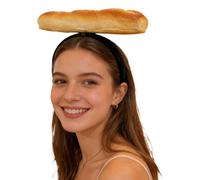 Generico Bread Design Headband | Comfortable Funny Novelty Sandwich Hairband, Party Cosplay Makeup Headband, for Carnival Gown Themed Party Performance Birthday School