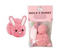 Genérico Bricolage de lapin de Pâques en peluche de lapin DIY faciles, mignons travaux manuels de lapins de Pâques | Récompenses en arçons, filles, crèche