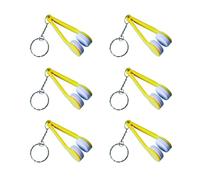 Generico Brille Cleaner Tool, Brillenreiniger Werkzeug, Fingerabdruckgummi 6 Stücke Brille sauberer mit Schlüsselbund | Tragbares Brillenzubehör No-Scratch-Reinigungswerkzeug für Brillen