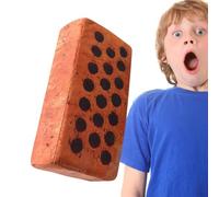 Genérico Briques de simulation d'éponge : jouet en briques fausses pour blagues, Halloween, Noël et représentations théâtrales, cadeau de blague et réaliste