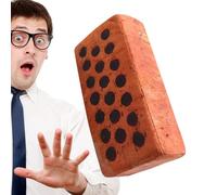 Generico Briques éponge - 9,84x4,96x2,75 Pouces Illusions Gadgets Accessoires | Produits de Maquillage Magique, Accessoires Magiques Peluche pour Sieste éponge Simulazion
