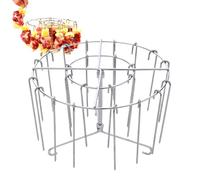 Genérico Brochette pour friteuse à air - Grille verticale pour barbecue en acier inoxydable, aide pour | Outil de cuisine pour poulet et bacon, ustensiles de cuisine verticaux pour la maison