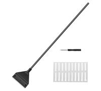 Generico Brosse nettoyante pour verre d'aquarium | Brosse pour aquarium - Outil de nettoyage avec grattoir et poignée extensible pour terrarium, cuisine, maison, animaux domestiques et nettoyage