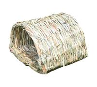Genérico Bunny Nest | Bed Hamster Hideaway | Spacious Hay Tunnel, Reed Grass Chew Toy Pet Supplies for Indoor & Outdoor, Hérisson, Guinée Pig, Small Animals