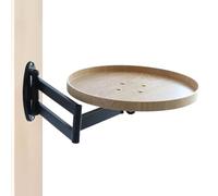 Generico Bureau mural pliant, support mural | Table ronde pliable | Support mural de repos rétractable, bureau mobile amovible pour maison, studio