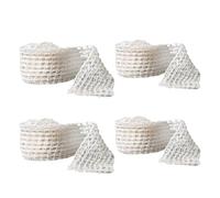 Generico Butcher Meat Netting - Elastic Food Grade Twine Roll, Sturdy Polyester Mesh | 4 Rolls Including 1m And Sizes, Heavy Duty Net for Ham Poultry Beef Sausage Cooking Preparation Kitchen Packagi