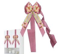 Genérico Cabinet Ribbon Bows | Easter Egg Print Spring Decoration | Kitchen Cabinet Ribbons - Seasonal Celebration Holiday Home Bedroom Party Festive Gathering
