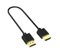 Generico Câble - Câble Ultra Mince | Ultra -Lax Slim | De Jeu HD | Résolution 4x2k | HD A Shin | Adaptateur Souple Pour TV/HDTV/PC Moniteur/Projecteur Installé Dans La Voiture