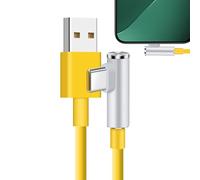 Generico Câble coude USB C, câble USB C 90 degrés, chargeurs à angle droit - de données de câble pour des performances haute vitesse 120W 480Mbps pour les voyages, le bureau, la vie