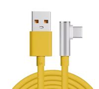 Genérico Câble coudé USB C | Chargeurs à angle droit | 120 W Données de charge rapide Cord Daily Life for Women Men Car Start