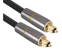 Genérico Câble optique numérique, câble optique pour haut-parleur, câble audio optique multicanal, câble de sortie de signal, accessoires TV résistants à l'usure pour le home cinéma