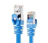 Genérico Câble patch Ethernet Cat 6, 10 ft High Speed Shielded Network Cord, 10 Gbps Heavy-Duty LAN Cable, Portable Internet Wire for Routers, Modems, Printers, Computers