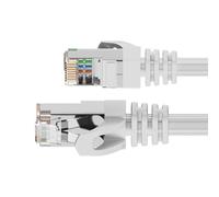 Genérico Câble patch Ethernet Cat 6, 10 ft High Speed Shielded Network Cord, 10 Gbps Heavy-Duty LAN Cable, Portable Internet Wire for Routers, Modems, Printers, Computers