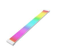 Generico Câble PC, bandes ARGB - Câble d'extension avec gaine pour PC 24 broches - Atx 24p/3x8 broches avec bandes LED néon diffuses carte mère