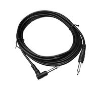 Generico Câbles pour instruments de musique - Câble jack avec réduction du bruit de 3 mètres - Câble pour guitare et amplificateur de 6,35 mm, pour basses, enceintes, batterie, scène, studio, DJ, Aux