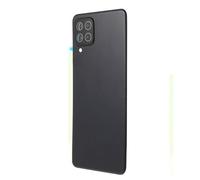 Generico Cache Batterie Compatible avec Samsung Galaxy A22 4G A225F A225 SM-A225 (NON avec 5G) Coque arrière en Plastique Rigide + Objectif avec Cadre + adhésif Double Face (Noir)