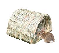 Genérico Cachette de Lapin | Corps de Lapin du lit de Lapin | Maison d'animaux en de Canne Naturelle | Petit Refuge pour Animaux de Compagnie, Lapins, cochons d'Inde et Relaxation