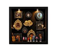 Genérico Cadre d'ombrage pour tableaux décoratifs figures de personnes | Cadre type vitrine pour porte-clés cadeau de mariage cadeau de maison mariée mère amis couples