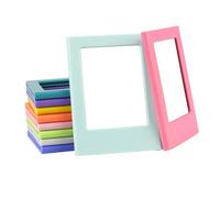 Generico Cadre magnétique,Cadres photo magnétiques | Poches magnétiques de protection pour photo Cadre photo magnétique | Cadre photo avec poches magnétiques colorées pour armoire de réfrigérateur