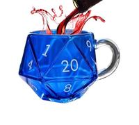 Generico Café - À D20, Polyédriques Nouveauté Verres, Tasses Pour Les Jeux De Nuit Pour Les Pauses Fêtes D'anniversaire Célébrations Saisonnières Lieu De Travail Moments Relaxants Fin Si