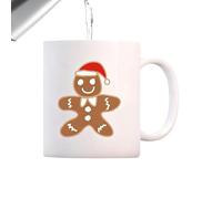 Generico Café Gingerbread | Noël en céramique sans danger pour micro-ondes,à café pan de fête - pour thé, chocolat chaud, eau, cacao et boissons chaudes