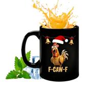 Generico Café Imprimé Poule - Lait Céramique - Verre à Boire | Pour Femmes Hommes Maison Travail Anniversaire Fête Routine Matinale Moments Relaxants Week-end Gratuit