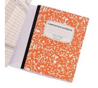 Genérico Cahier de composition, 100 feuilles, couverture en marbre abstrait papier épais 25,9 x 18,3 cm, ligné universitaire, pour écriture, prise de notes, journal scolaire ureau, travail