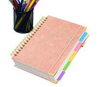 Generico Cahier d'école, format B5 avec séparateur amovible, 300 pages, compact pour presse-papiers | école université studio maison travail réunions