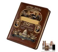 Generico Cahier pour activité de travail, 250e anniversaire patriotique commémoratif, 250° cahier patriotique pour anniversaire de travail - pour événements scolaires, classes, fêtes, enseignants