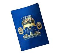 Generico Cahier pour activité de travail - 250e anniversaire patriotique commémoratif - Cahier d'indépendance USA 1776-2026, pour événements scolaires, classes, fêtes, enseignants étudiants