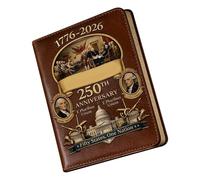 Generico Cahier pour activités de travail, 250e anniversaire patriotique commémoratif - rigide | pour collection souvenirs, adultes, garçons, , maison,