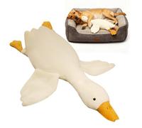Generico Calmant Pour Chiens | Peluche Blanche Douce Pour Chiots Et Animaux De Compagnie | Aide À Réduire L'Anxiété, Donne Confort Et À La Maison Ou En Plein Air