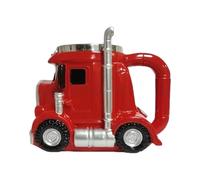 Genérico Camion Café | En Forme De Semi-Remorque Fait À La Main De 300 Ml - De Lait De Camion De Simulation Pour Hommes, Petit Ami, Père, Café, Thé, Lait, Bureau, Maison, Amoureux De Camion