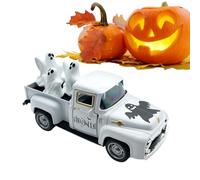 Genérico Camion Ghost - Mini de table | Halloween Ghost Truck Modèle Vintage Table de salle à manger Description de la fête de la salle de classe Décoration de salle de classe