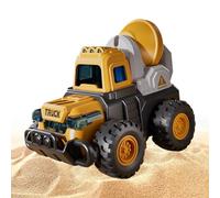 Genérico Camions de construction | avec pelleteuse de plage articulée et mobile, véhicules de construction de jouets | pour crèche, ludothèques, anniversaires, et d'âge préscolaire